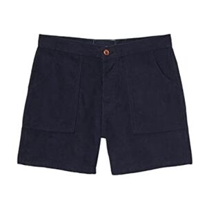 Birdwell Beach Britches Mens Retro Navy Blue Classic Corduroy Shorts